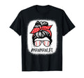 Mawmaw Bleached Messy Bun Baseball T-Shirt - Unique Graphic Unisex - T-Shirt, Sweatshirt, Hoodie