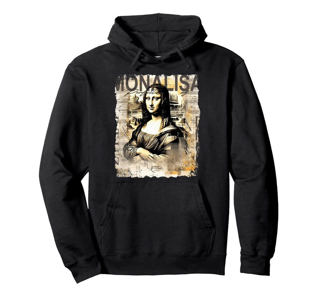 Mona Lisa Aesthetic Y2K Streetwear Hoodie - Streetwear Style Unisex - T-Shirt, Sweatshirt, Hoodie