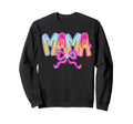 Baseball Mama Drip Ice Cream Baseball Sweatshirt - Streetwear Style Unisex - T-Shirt, Sweatshirt, Hoodie