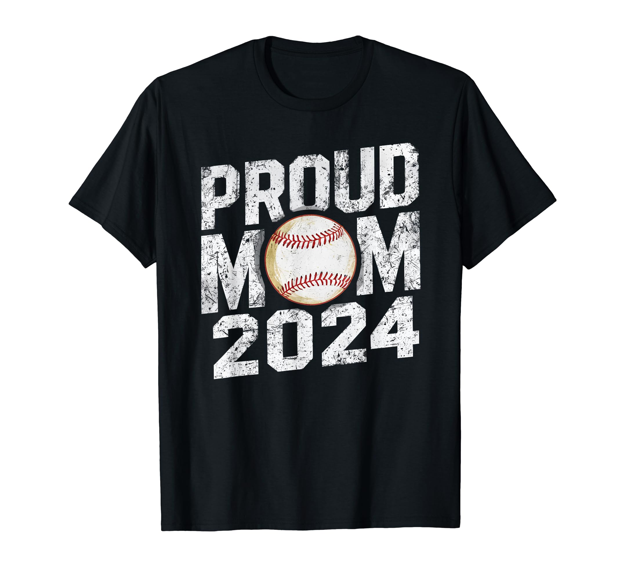Proud Mama Mom 2024 Senior Baseball T-Shirt - Graphic Print for Adults - T-Shirt, Sweatshirt, Hoodie