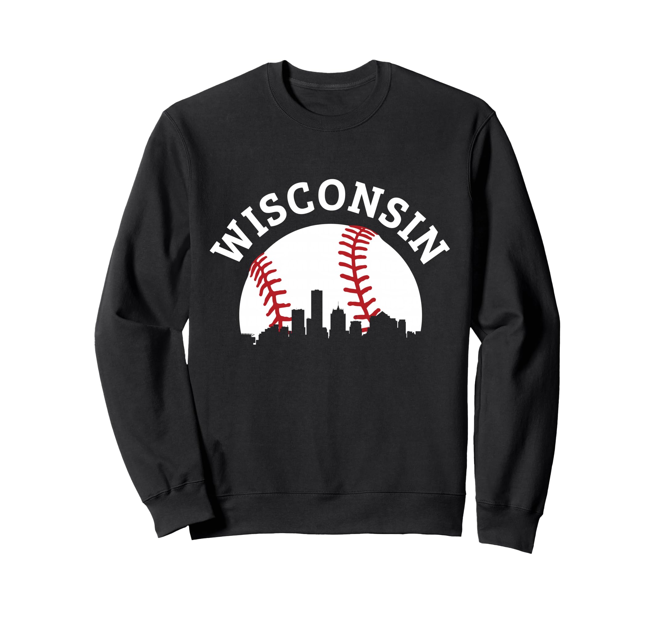 Wisconsin Baseball State Pride Sweatshirt - Trendy Graphic Unisex - T-Shirt, Sweatshirt, Hoodie
