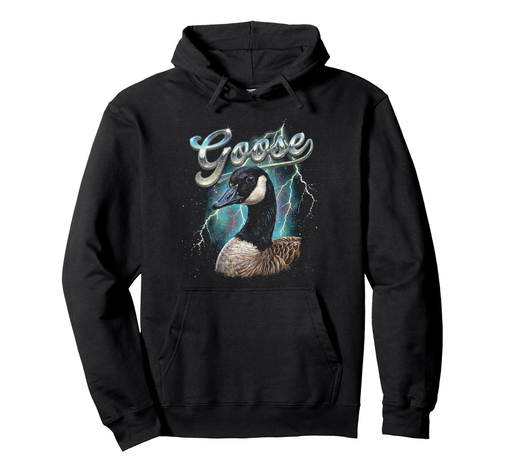 Goose 90S Funny Goose 80S Silly Hoodie - Minimalist Print Unisex - T-Shirt, Sweatshirt, Hoodie