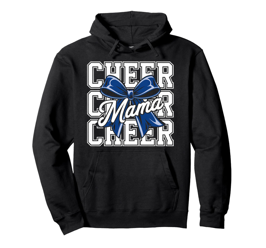Cheer Mom Mother Bow Cheerleader Game Hoodie - Custom Art Print for Adults - T-Shirt, Sweatshirt, Hoodie