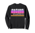 California Beach 80S 90S Vaporwave Sweatshirt - Unique Graphic Unisex - T-Shirt, Sweatshirt, Hoodie