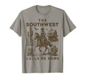 Southwest Calls Me Home Cowboy T-Shirt - Minimalist Print for Adults - T-Shirt, Sweatshirt, Hoodie