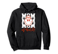 Mom Both Softball Baseball Mama Moms Hoodie - Minimalist Print for Adults - T-Shirt, Sweatshirt, Hoodie