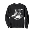 Punk Rock Combat Boots 90S Grunge Sweatshirt - Unique Graphic for Adults - T-Shirt, Sweatshirt, Hoodie