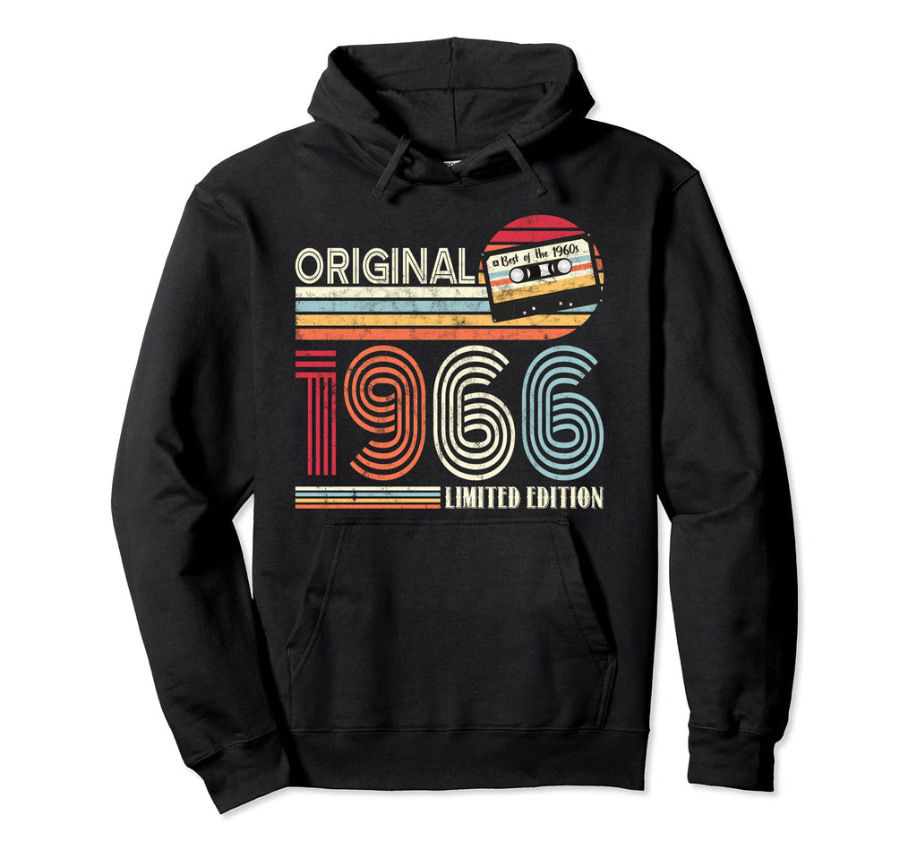 Original 1966 Birthday Guitar Musicians Hoodie - Graphic Print Unisex - T-Shirt, Sweatshirt, Hoodie