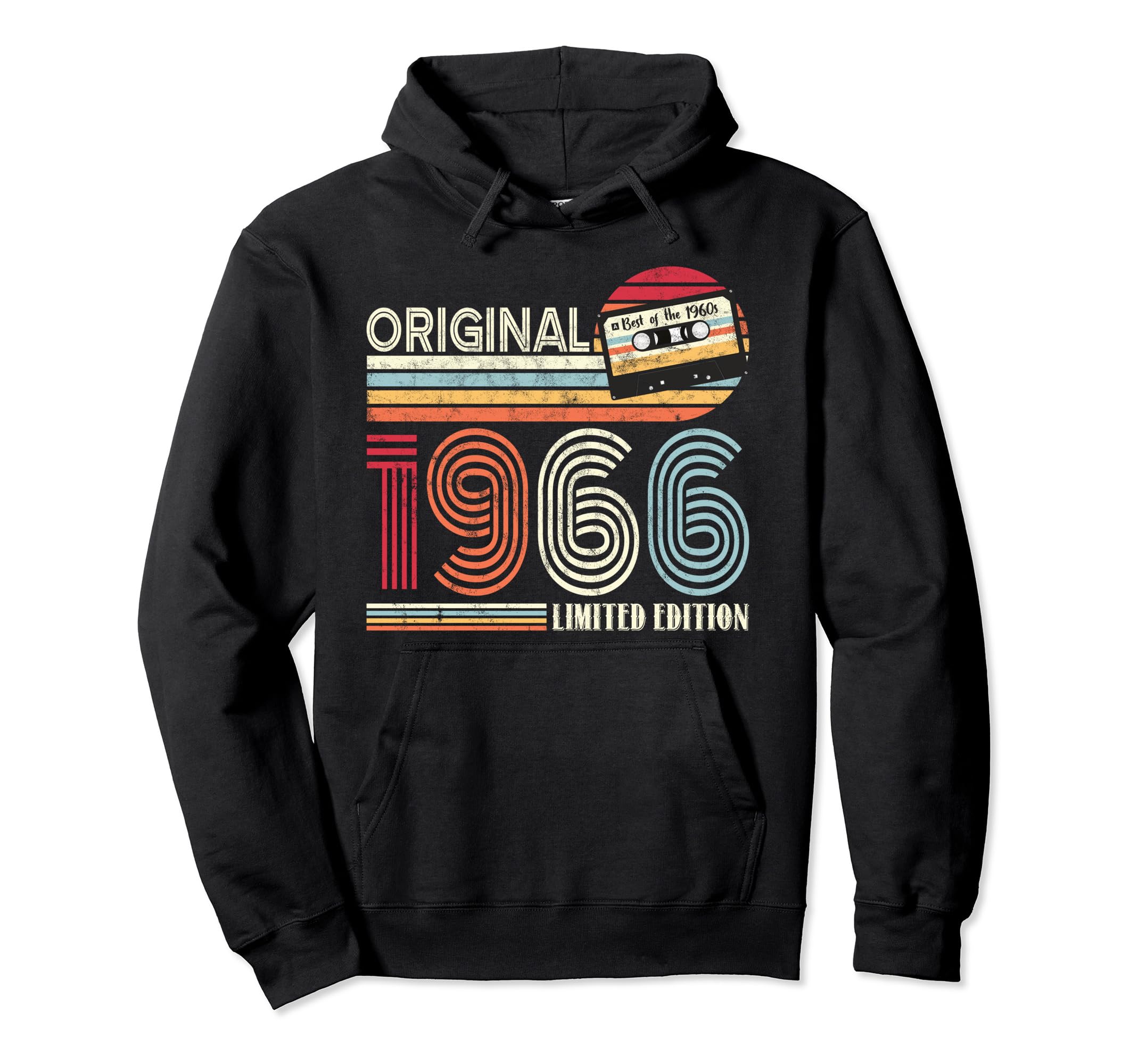 Original 1966 Birthday Guitar Musicians Hoodie - Graphic Print Unisex - T-Shirt, Sweatshirt, Hoodie