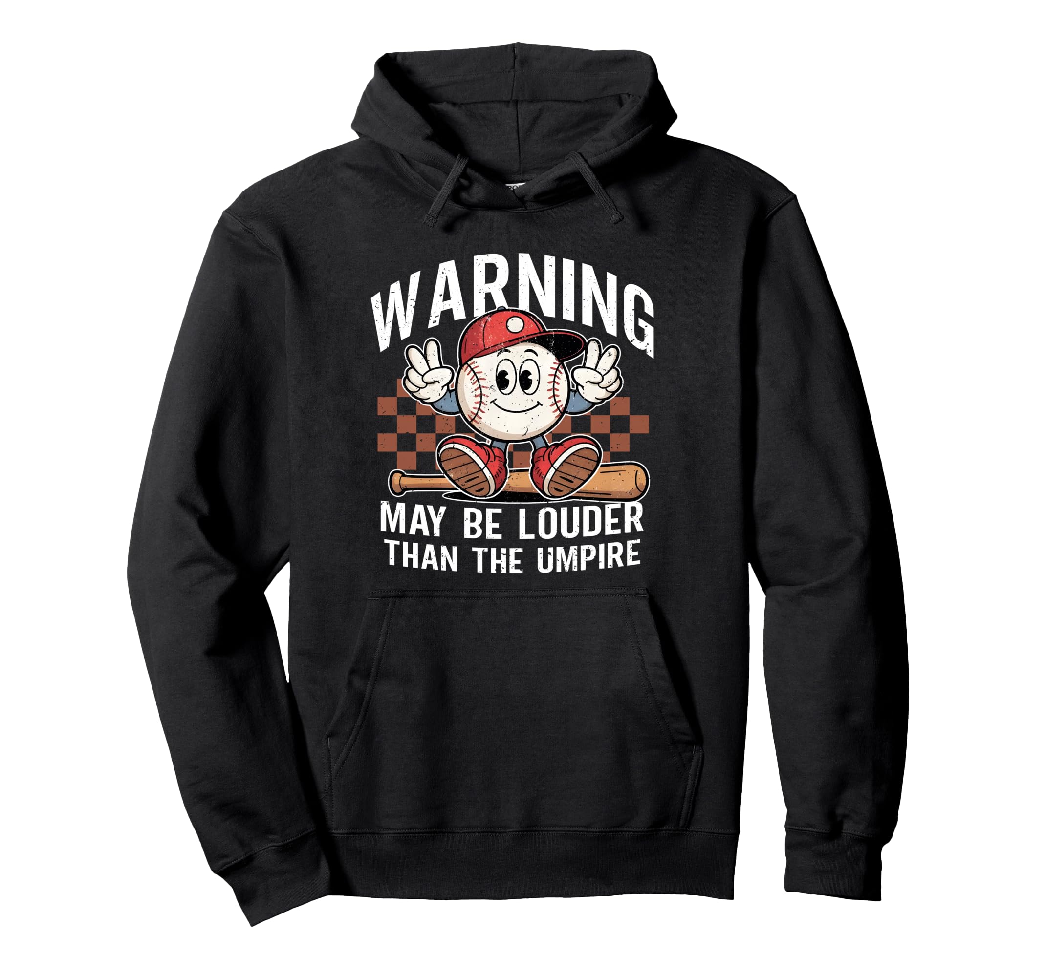 May Be Louder Than Umpire Baseball Mom Hoodie - Custom Art Print Unisex - T-Shirt, Sweatshirt, Hoodie