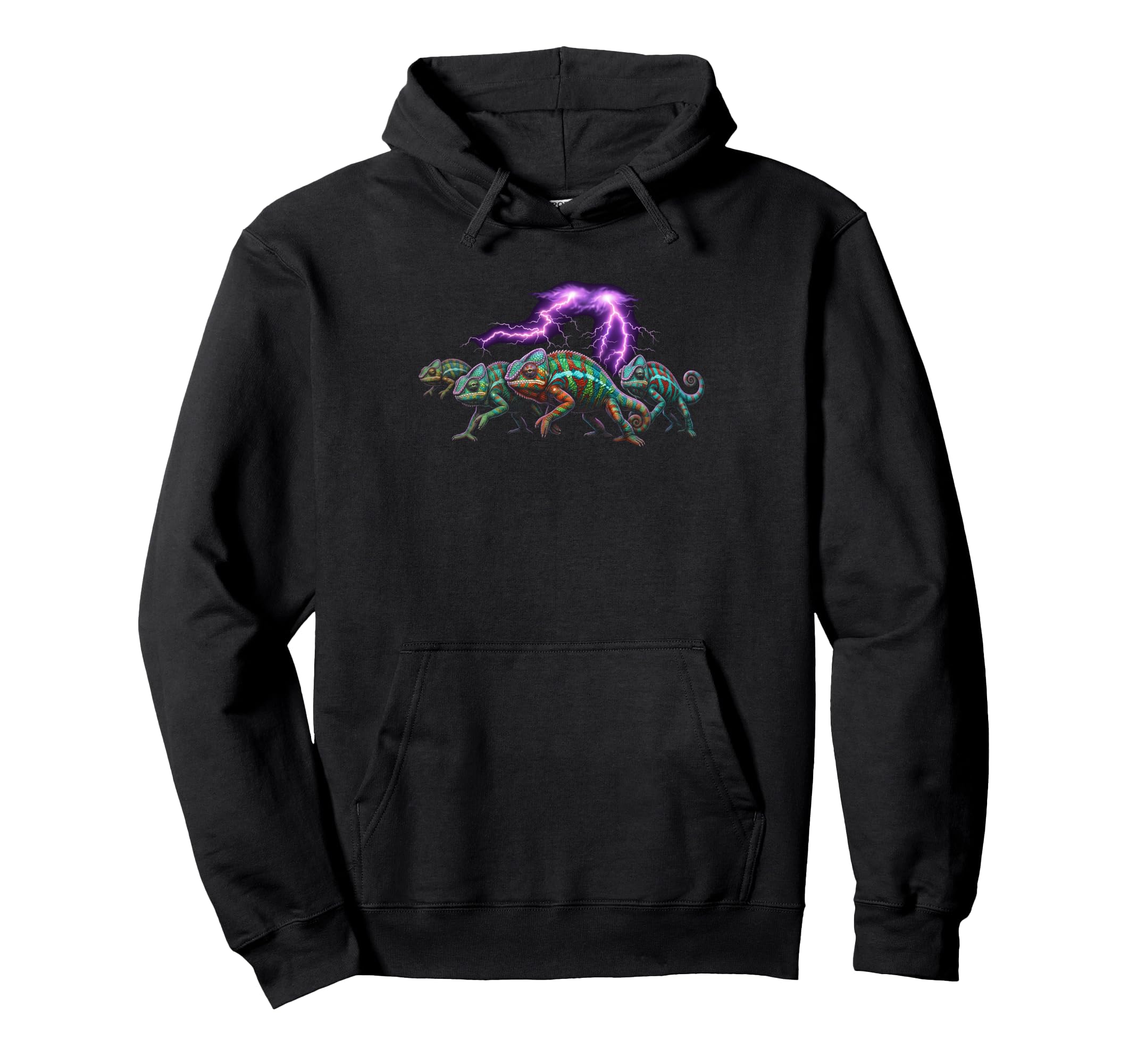 Chameleon 90S Funny Chameleon 80S Hoodie - Fun Novelty Design Men Women - T-Shirt, Sweatshirt, Hoodie