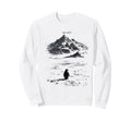 Lone Penguin Mountain 90S Sweatshirt - Custom Art Print Unisex - T-Shirt, Sweatshirt, Hoodie
