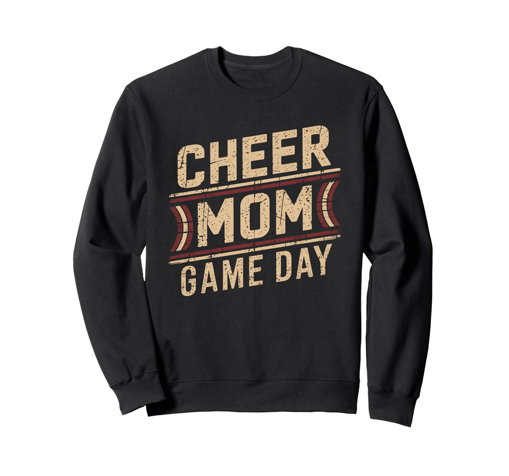 Cheer Mom Mother Bow Cheerleader Sweatshirt - Custom Art Print for Adults - T-Shirt, Sweatshirt, Hoodie