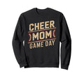 Cheer Mom Mother Bow Cheerleader Sweatshirt - Custom Art Print for Adults - T-Shirt, Sweatshirt, Hoodie