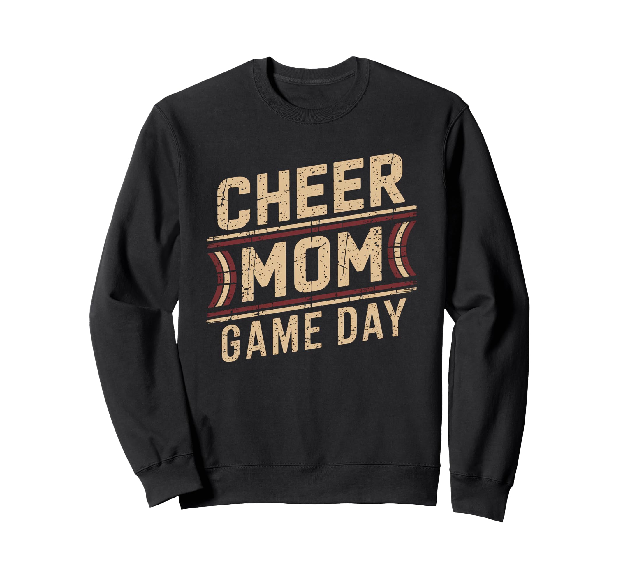 Cheer Mom Mother Bow Cheerleader Sweatshirt - Custom Art Print for Adults - T-Shirt, Sweatshirt, Hoodie