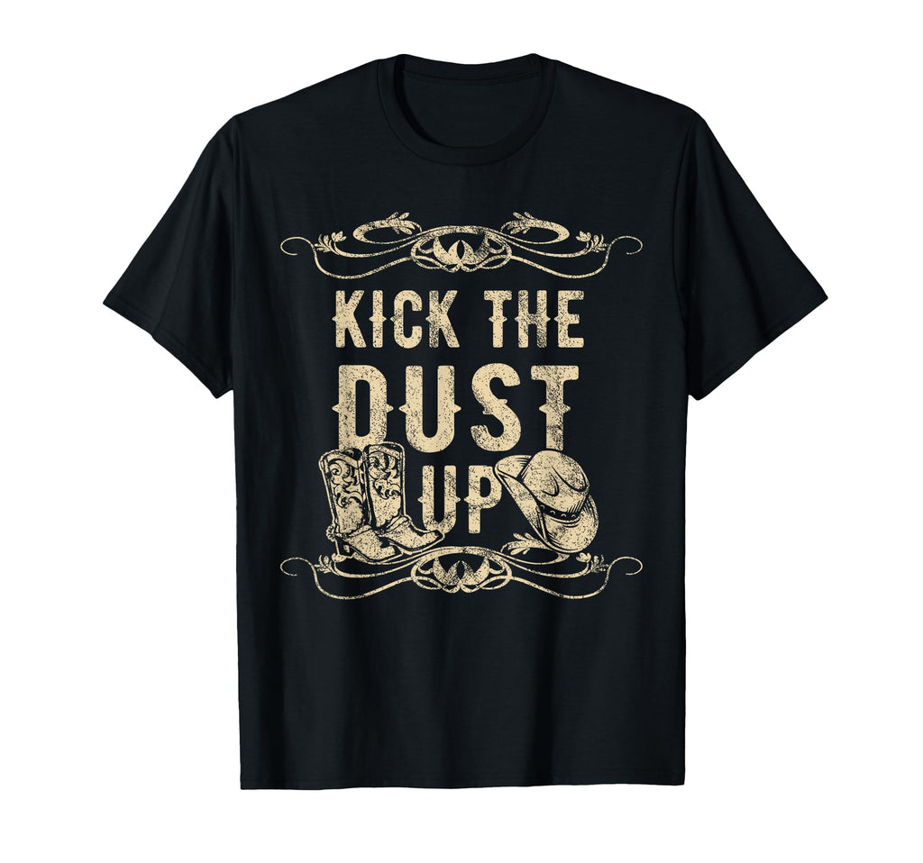 Kick Dust Up Country Dancers T-Shirt - Custom Art Print Unisex - T-Shirt, Sweatshirt, Hoodie
