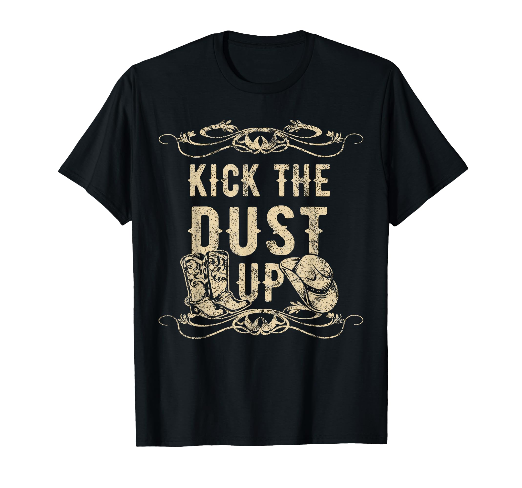 Kick Dust Up Country Dancers T-Shirt - Custom Art Print Unisex - T-Shirt, Sweatshirt, Hoodie