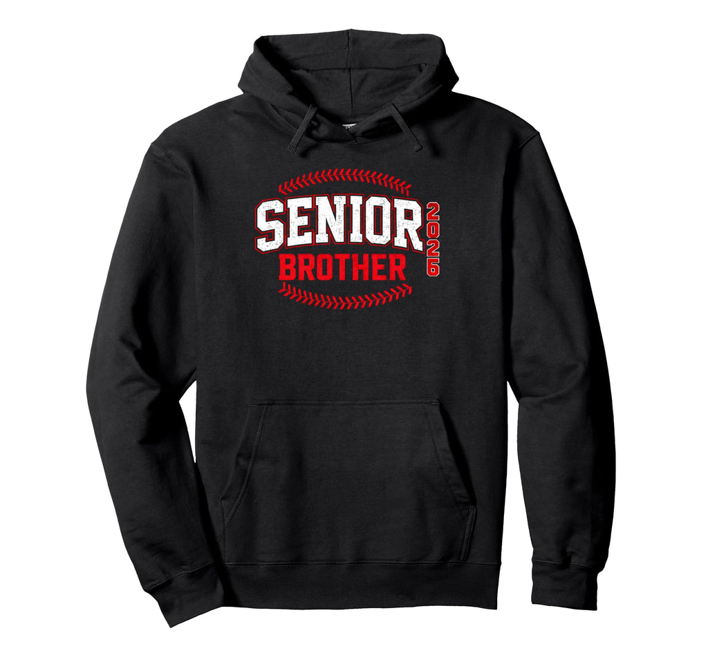 Senior Brother Class 2026 Graduation Hoodie - Minimalist Print Men Women - T-Shirt, Sweatshirt, Hoodie