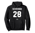 Pedro Severino 28 Baltimore Mlbpa Hoodie - Minimalist Print for Adults - T-Shirt, Sweatshirt, Hoodie
