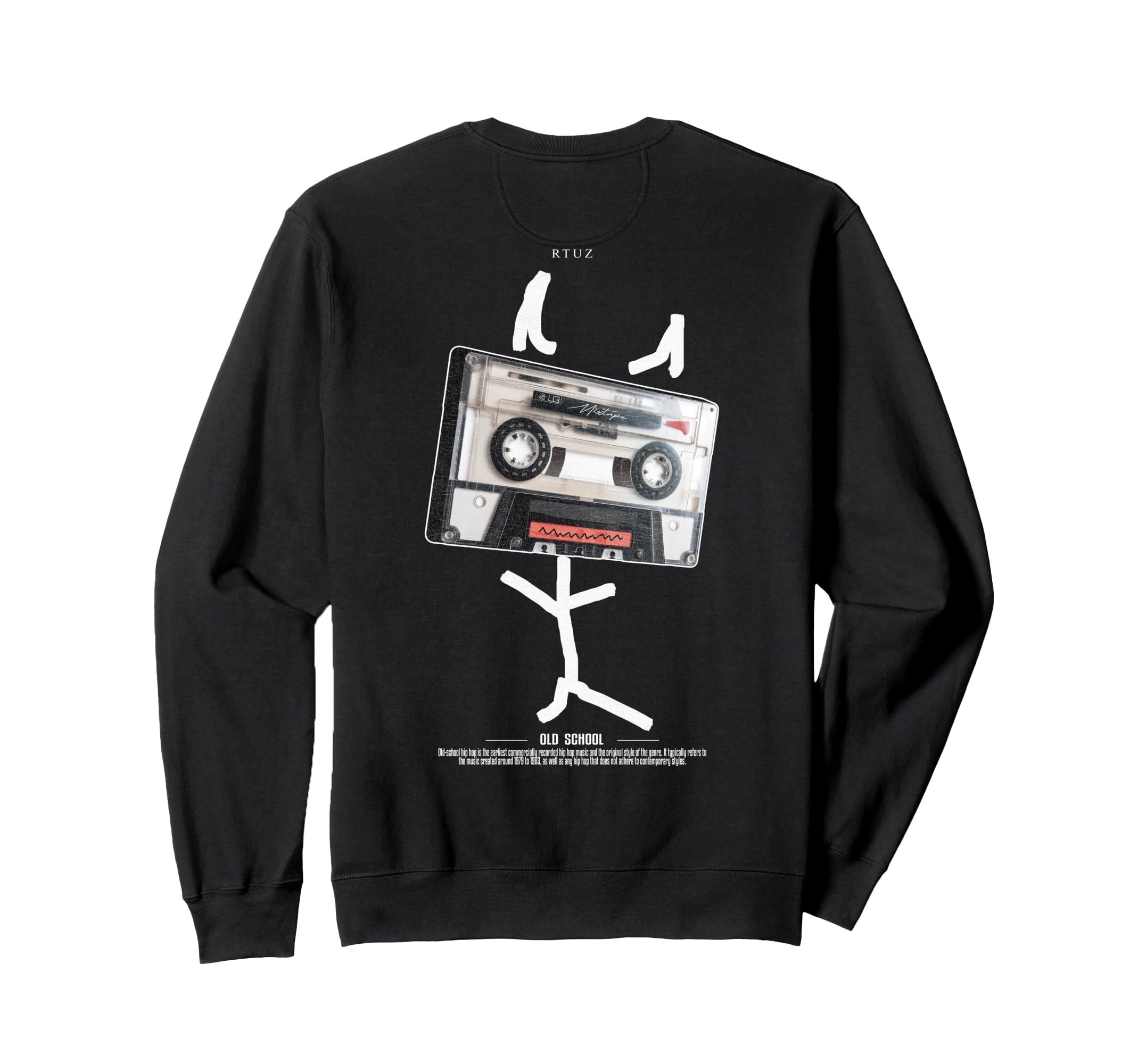 Back Streetwear Old School Music Sweatshirt - Casual Everyday Wear Unisex - T-Shirt, Sweatshirt, Hoodie