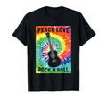 Peace Love Rock N Roll Tie Dye Hippie T-Shirt - Trendy Graphic Men Women - T-Shirt, Sweatshirt, Hoodie