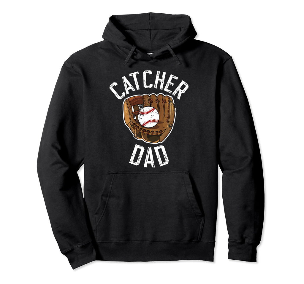 Baseball Catcher Dad Baseball Catcher Hoodie - Aesthetic Graphic Men Women - T-Shirt, Sweatshirt, Hoodie