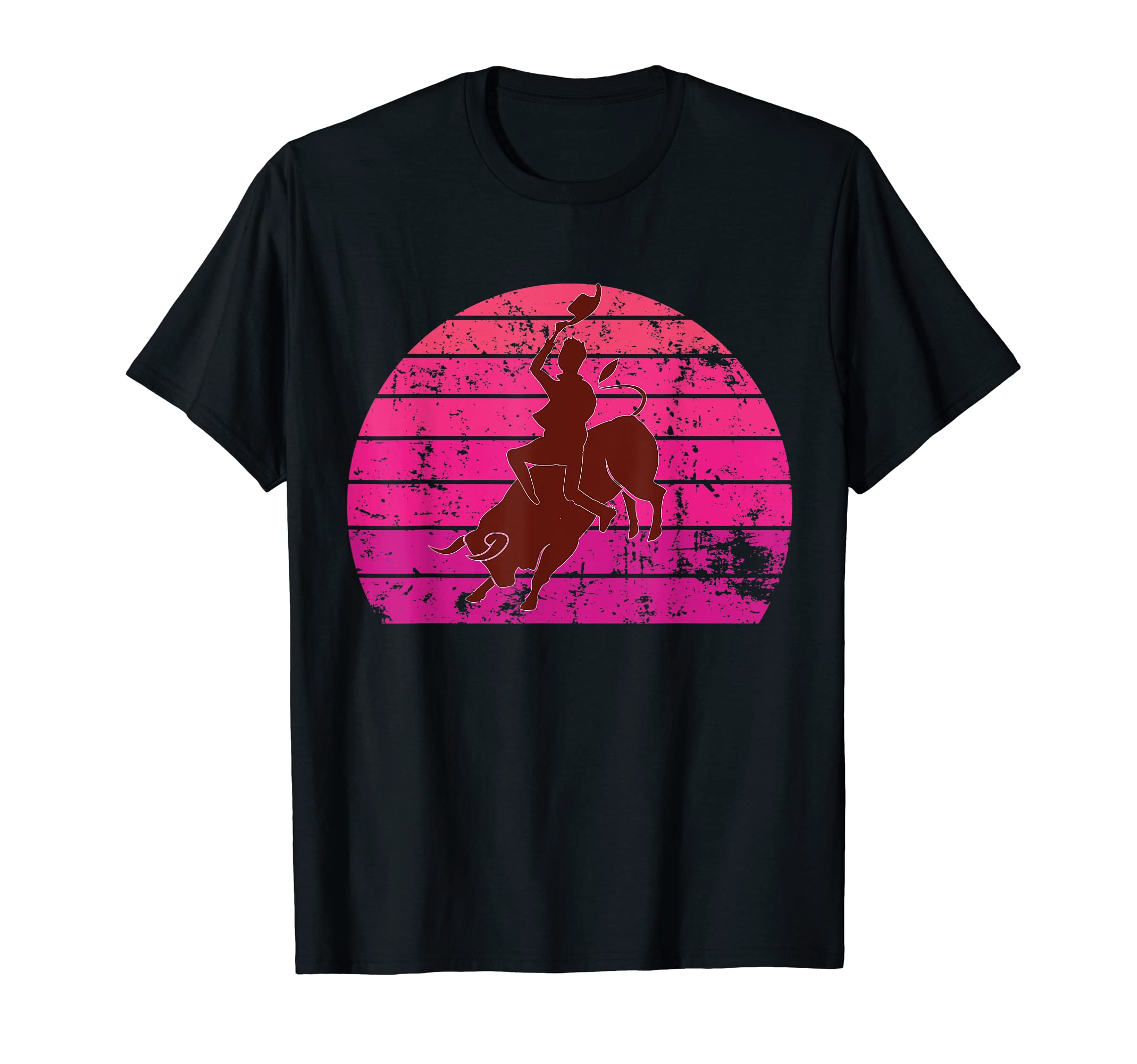 Bull Riding Cowboy Western T-Shirt - Streetwear Style Unisex - T-Shirt, Sweatshirt, Hoodie