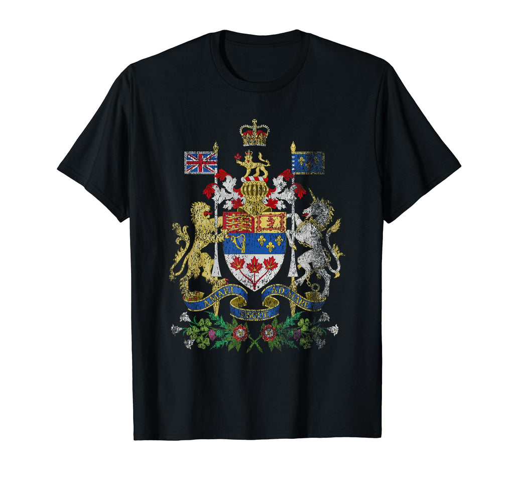 Canadian Coat Arms Canada Symbol T-Shirt - Minimalist Print for Adults - T-Shirt, Sweatshirt, Hoodie