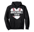 Baseball Player Family Baseball Yaya Hoodie - Graphic Print Unisex - T-Shirt, Sweatshirt, Hoodie