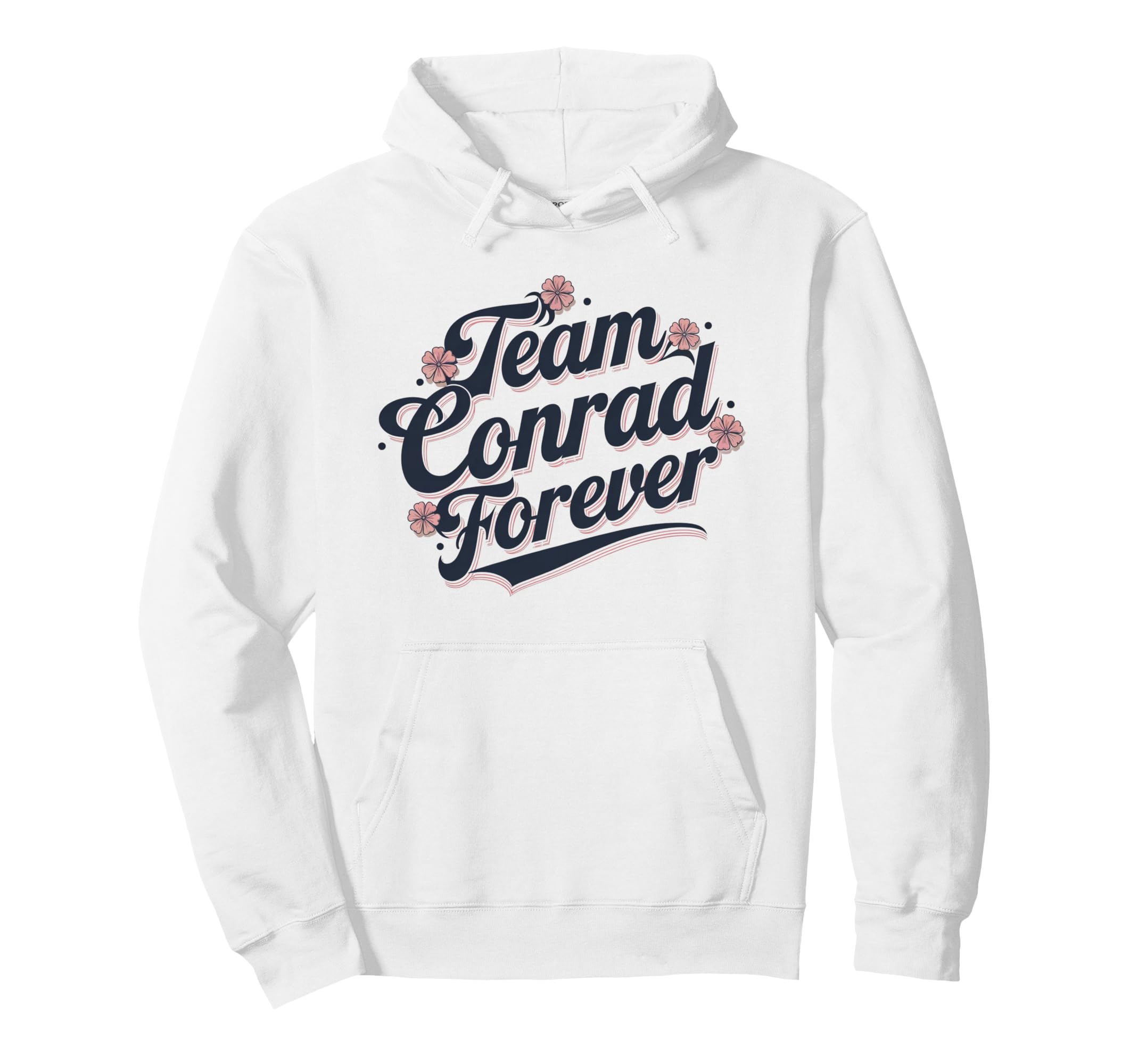 Groovy Flower Power Vibe Team Conrad Hoodie - Trendy Graphic Men Women - T-Shirt, Sweatshirt, Hoodie