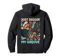 Groovy Boho Fossil Collector Hunter Hoodie - Custom Art Print for Adults - T-Shirt, Sweatshirt, Hoodie
