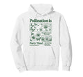 Pollination Biology Bees Flowers 90S Hoodie - Fun Novelty Design Unisex - T-Shirt, Sweatshirt, Hoodie