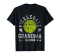 Pickleball Grandma All Star Distressed T-Shirt - Custom Art Print Unisex - T-Shirt, Sweatshirt, Hoodie
