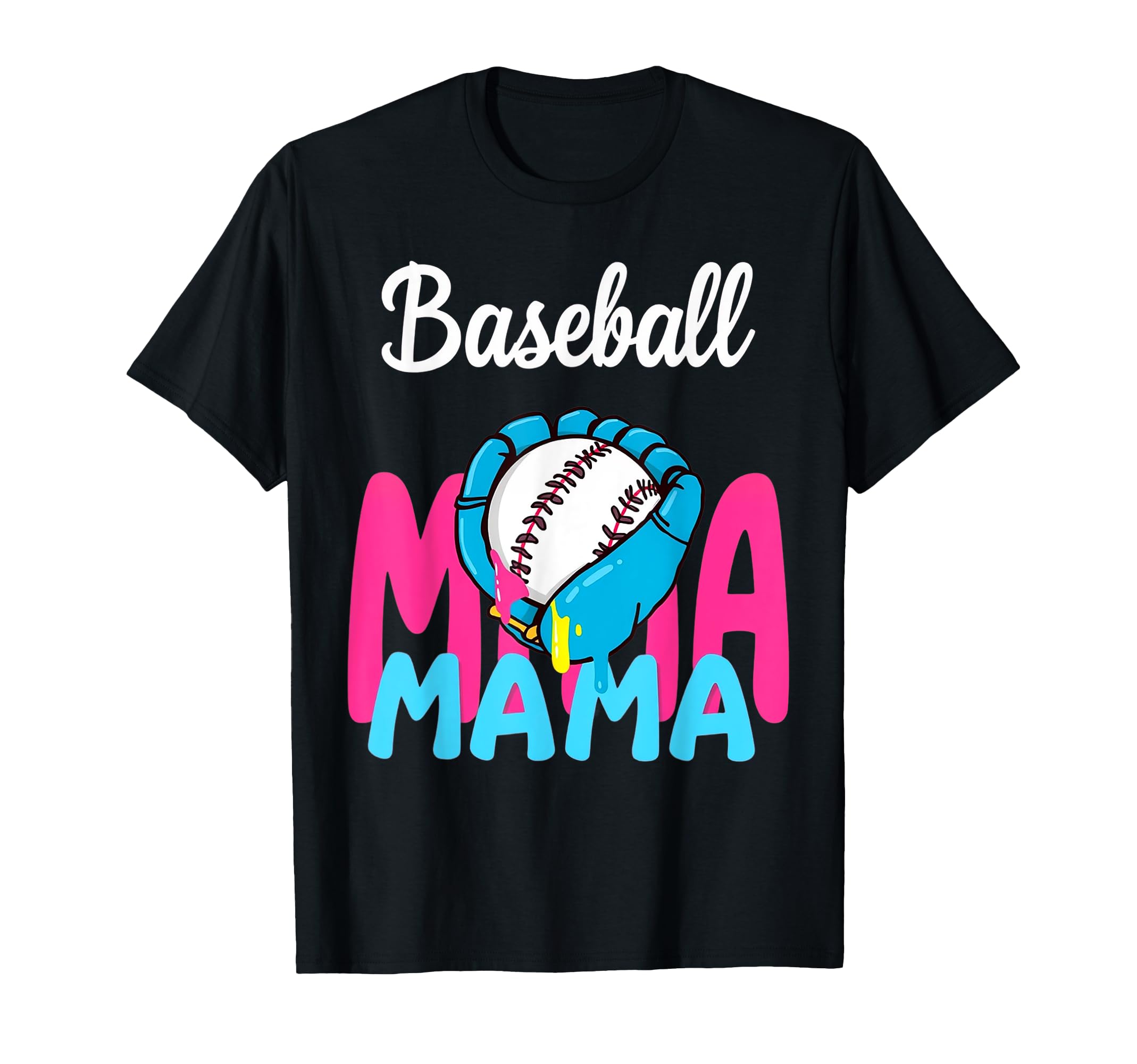Baseball Mama Mothers Day Ice T-Shirt - Fun Novelty Design for Adults - T-Shirt, Sweatshirt, Hoodie