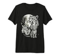 Cheetah 90S Aesthetic Y2K Cheetah Tri T-Shirt - Aesthetic Graphic Unisex - T-Shirt, Sweatshirt, Hoodie