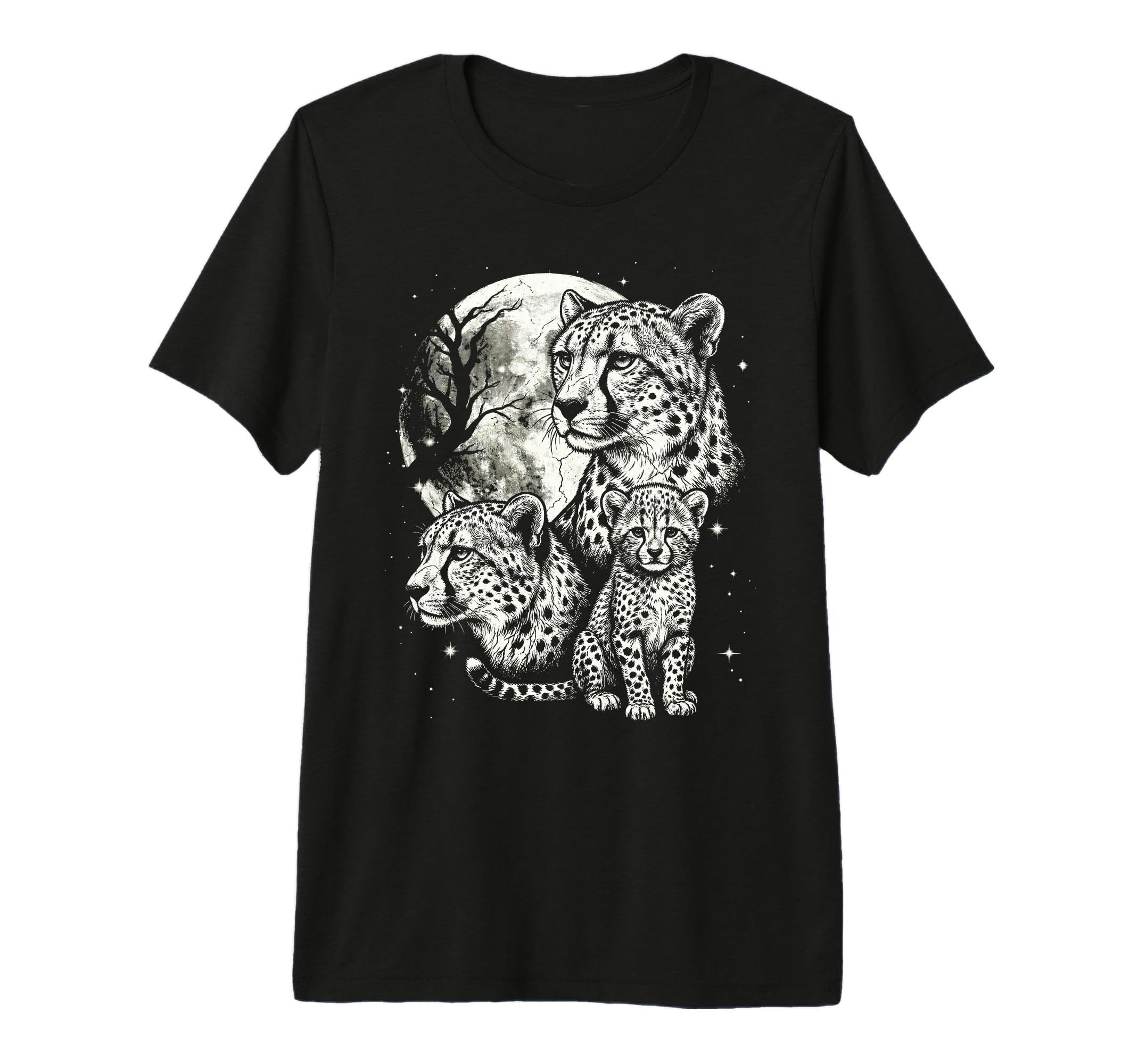 Cheetah 90S Aesthetic Y2K Cheetah Tri T-Shirt - Aesthetic Graphic Unisex - T-Shirt, Sweatshirt, Hoodie