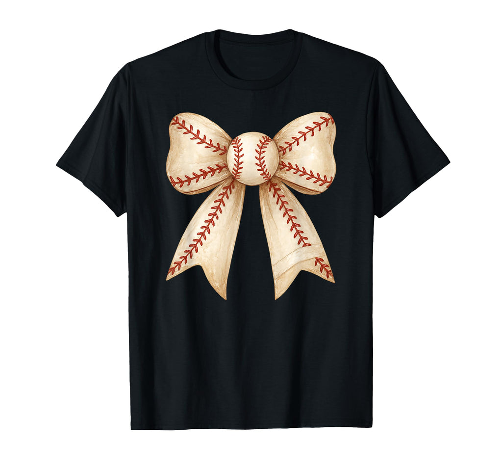 Ribbon Baseball Sports Mothers Day Mama T-Shirt - Novelty Apparel Unisex - T-Shirt, Sweatshirt, Hoodie