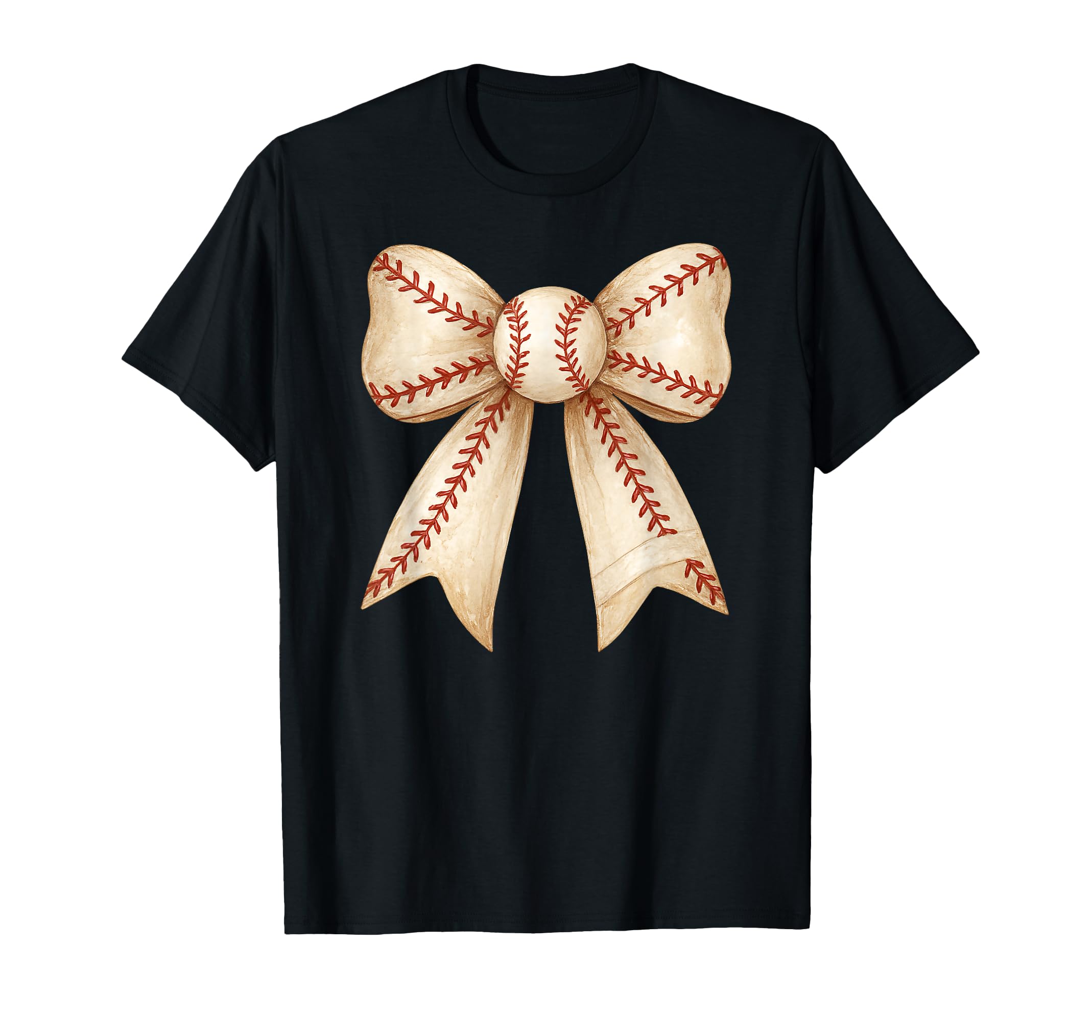 Ribbon Baseball Sports Mothers Day Mama T-Shirt - Novelty Apparel Unisex - T-Shirt, Sweatshirt, Hoodie
