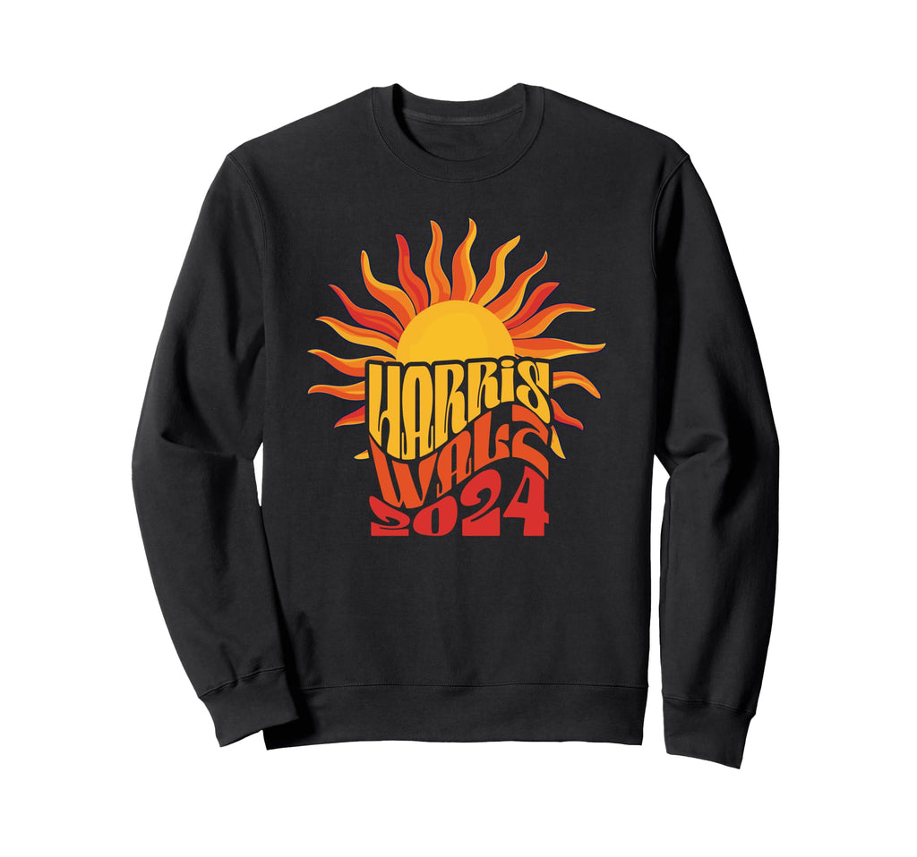 Kamala Harris Walz 2024 Boho Sweatshirt - Minimalist Print Men Women - T-Shirt, Sweatshirt, Hoodie