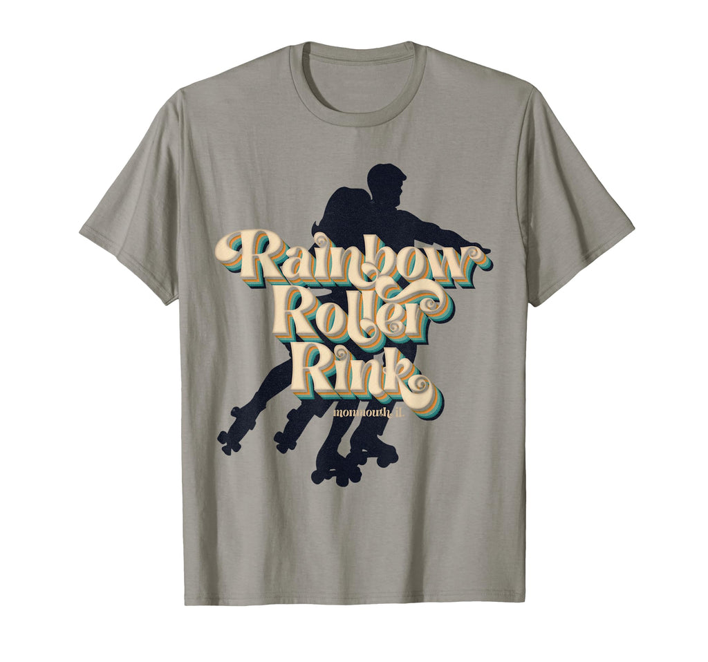Rainbow Roller Rink T-Shirt - Fun Novelty Design Men Women - T-Shirt, Sweatshirt, Hoodie