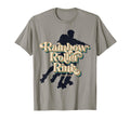 Rainbow Roller Rink T-Shirt - Fun Novelty Design Men Women - T-Shirt, Sweatshirt, Hoodie