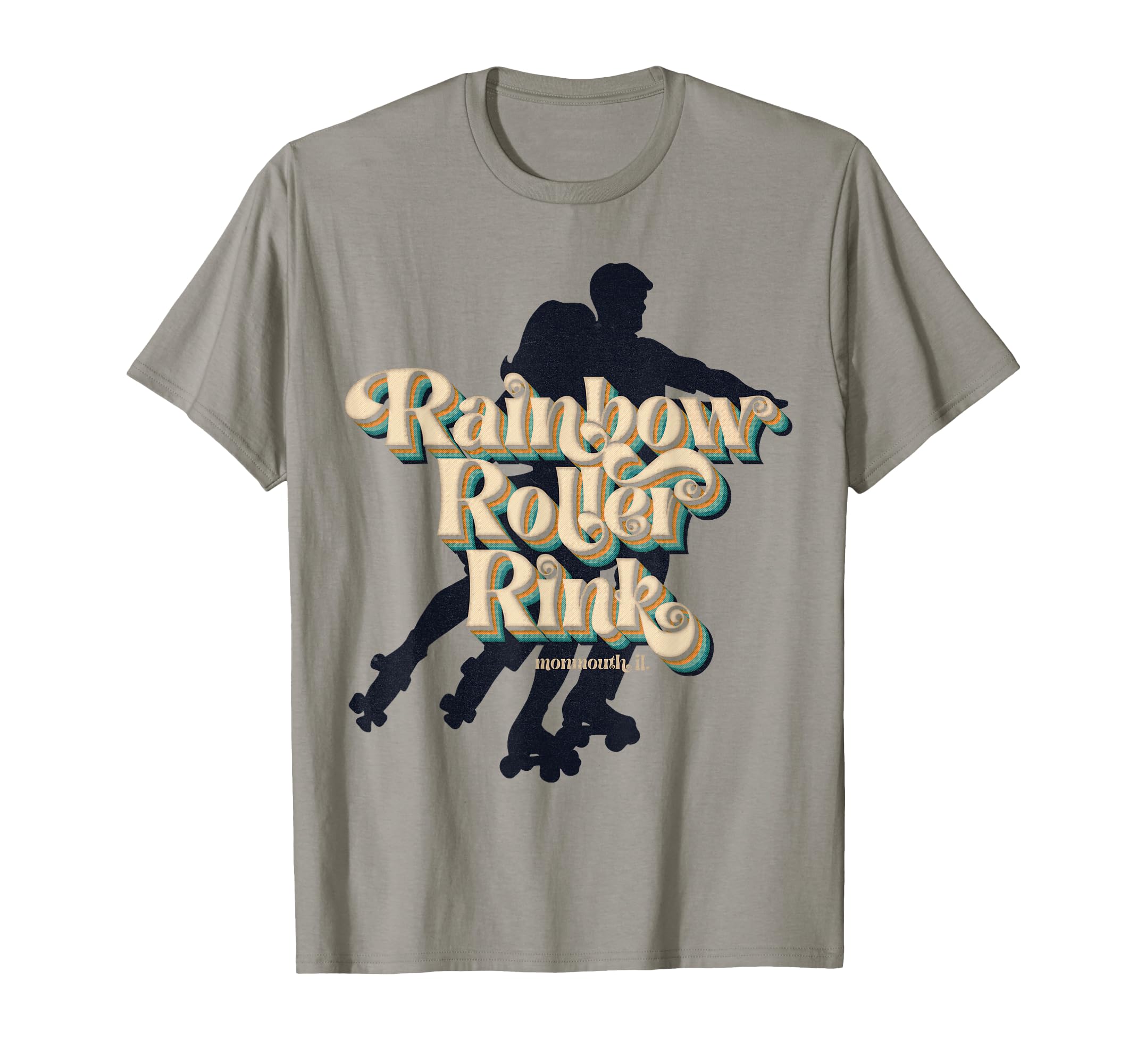 Rainbow Roller Rink T-Shirt - Fun Novelty Design Men Women - T-Shirt, Sweatshirt, Hoodie