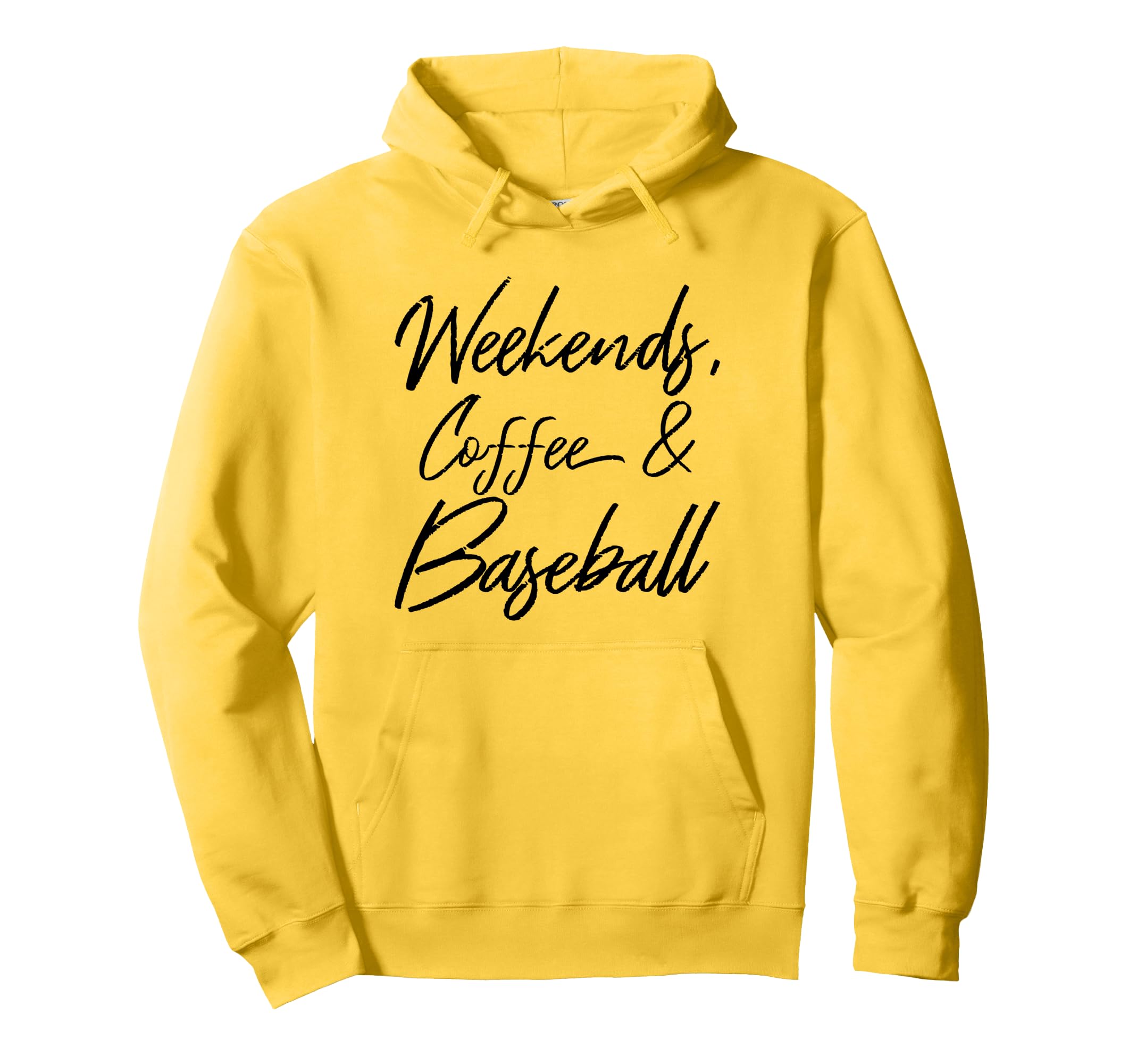 Weekends Coffee And Baseball Players Hoodie - Minimalist Print Men Women - T-Shirt, Sweatshirt, Hoodie
