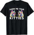 Vintage Show Me Your Kitties - Adult & Kids T-Shirts, Sweatshirts & Hoodies apparel design preview 1