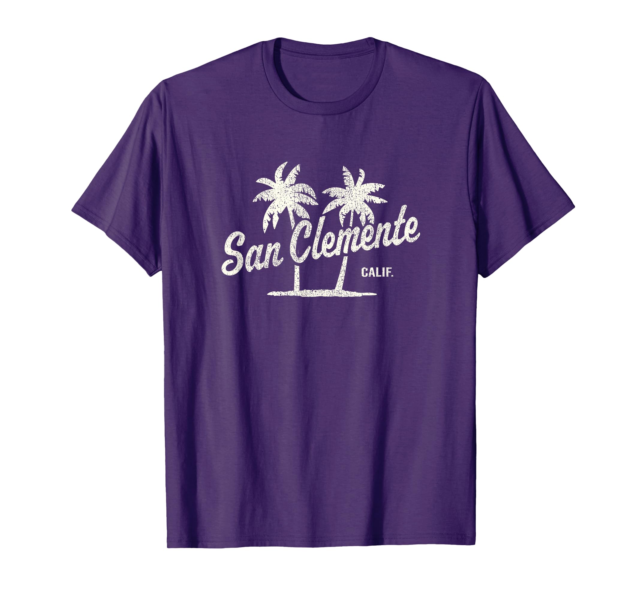 San Clemente California 70S Palm T-Shirt - Aesthetic Graphic for Adults - T-Shirt, Sweatshirt, Hoodie