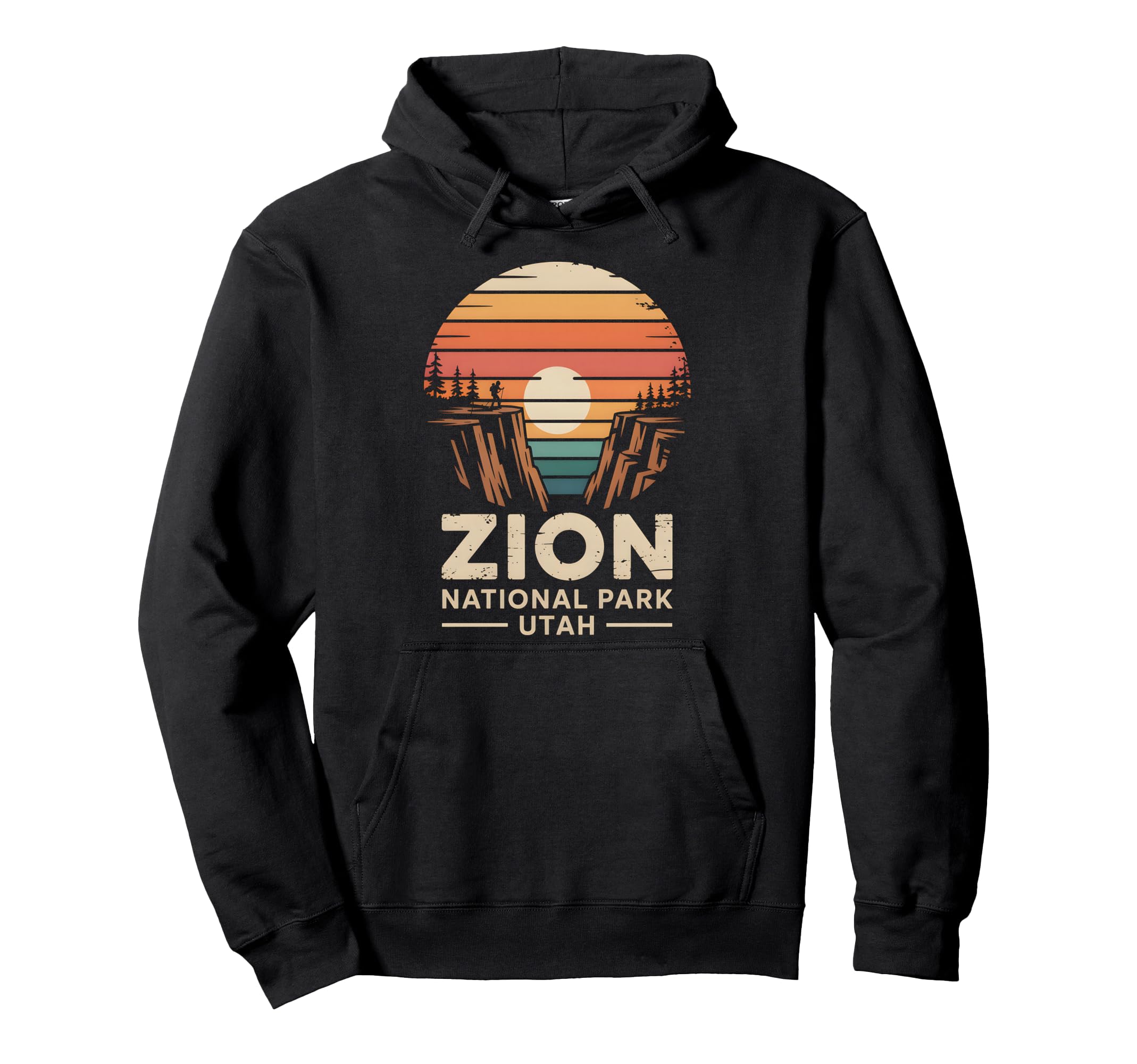 Zion National Park Utah Sunset Hoodie - Streetwear Style Men Women - T-Shirt, Sweatshirt, Hoodie
