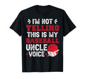 My Baseball Uncle Voice Uncle Baseball T-Shirt - Unique Graphic Unisex - T-Shirt, Sweatshirt, Hoodie