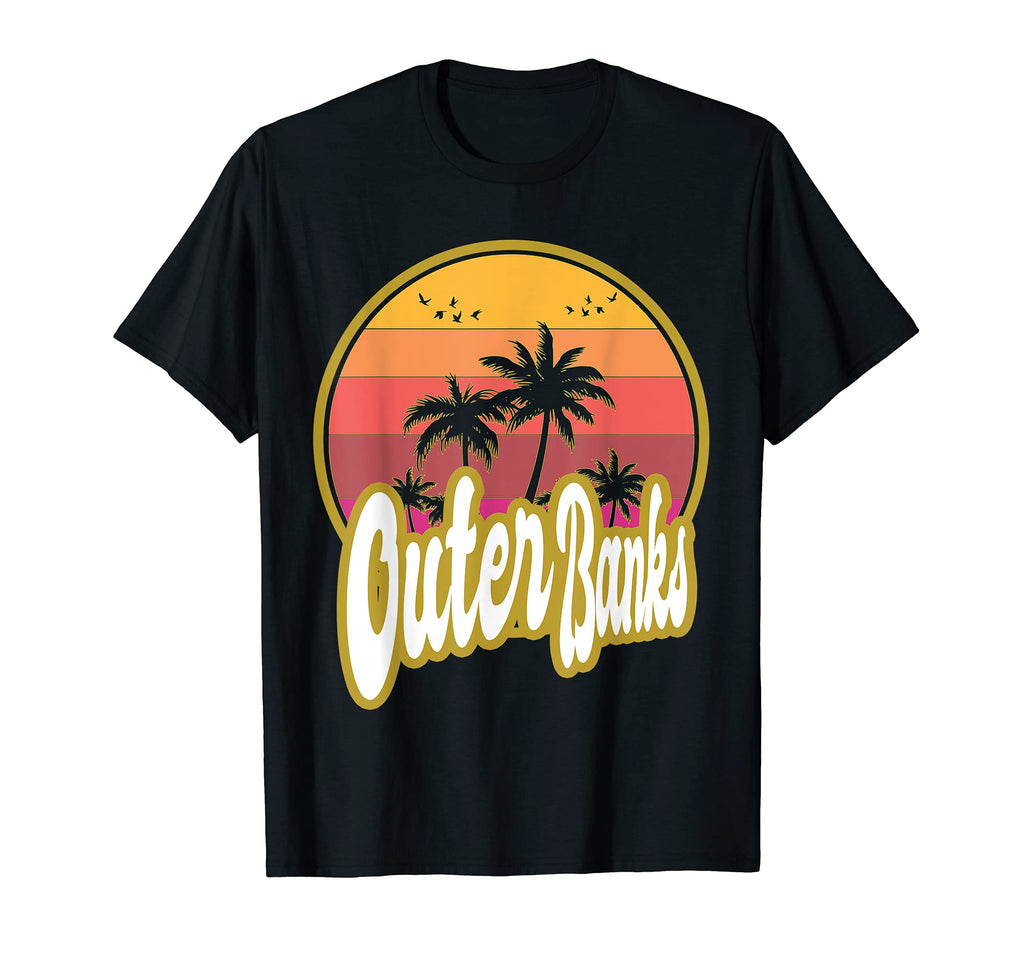 Outer Banks North Carolina Beach T-Shirt - Minimalist Print Men Women - T-Shirt, Sweatshirt, Hoodie