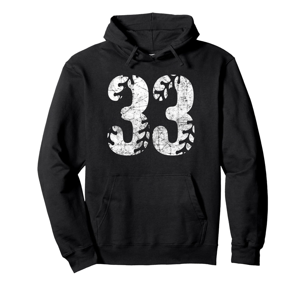 Baseball Softball Mom 33 Number 33 Hoodie - Minimalist Print Men Women - T-Shirt, Sweatshirt, Hoodie