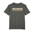 Michigan Stripes T-Shirt - Streetwear Style for Adults - T-Shirt, Sweatshirt, Hoodie